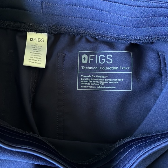 XSP Figs Navy Scrub Pants - Picture 3 of 3